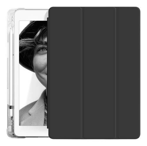 Funda Para iPad 9.7 Transparente 5°/6° Gen. Ranura Lápiz