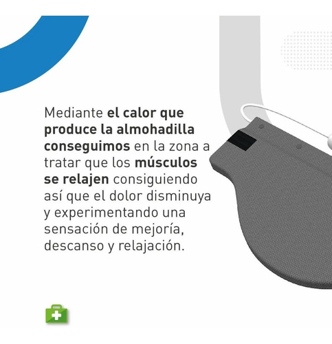 Imagen 9 de 10 de Almohadilla Termica Cuello Espalda Cervical Calor Electrica