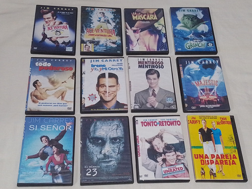 Lote De Discos Dvd Películas De Jim Carrey ( Colección)