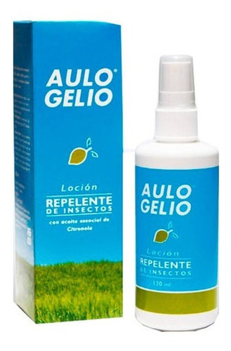 Repelente Aulo Gelio Anti Mosquito Citronela Loción X 120 Ml