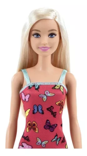 Boneca Barbie Fashion Basica Loira Mattel