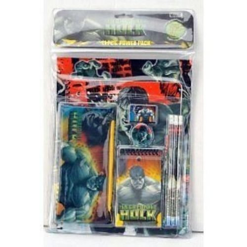 Marvel  Super Hero Incredible Hulk Stationery Set 11 Pcs Pa