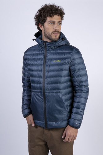 Chaqueta Pluma Lonquimay Azul Hombre Nimtu