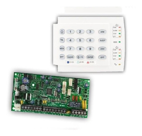 Kit Central Alarma 5x2 Zonas Paradox Sp5500 + Teclado K10