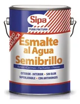 Comprar Esmalte Al Agua Semibrillo Blanco Sipa 1gl 3.8 lts Acabado Semi-Brillo