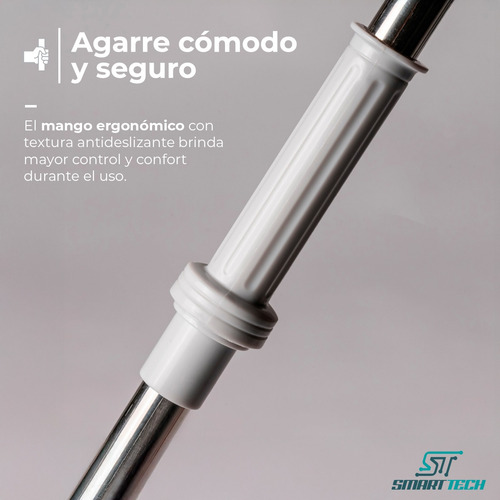 Balde Mopa Centrifuga 360 Escurridor Lampazo Trapeador LV-A03-2 Smart Tech Color Gris Oscuro