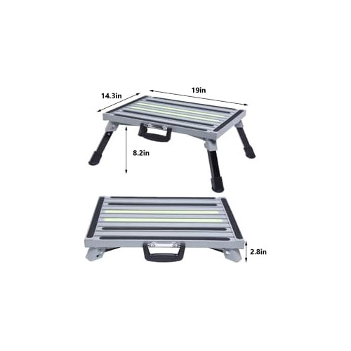 19 X 14.3 Large Rv Steps, Glow In The Dark Tapes Safe...