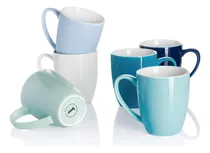 Comprar Tazas De Café De Porcelana De Sweese - 12 Onzas - Juego De 6