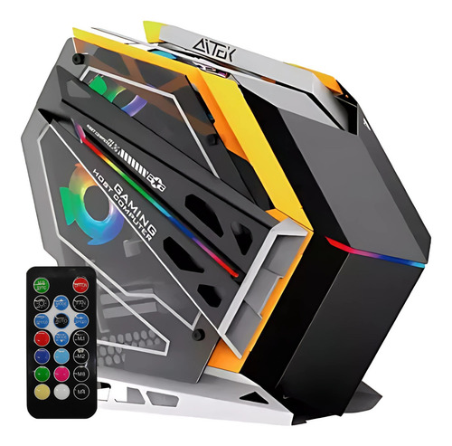 Gabinete Para Computador Gamer Atx M-atx Aitek Phantom Cor Preto