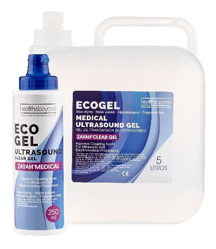Imagen 5 de 5 de Gel De Ecografia Para Ultrasonido. Ecogel Zayah 5lt.