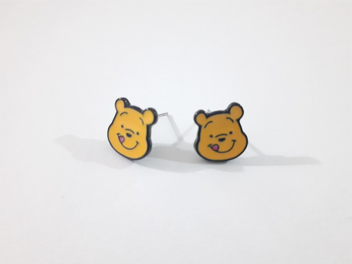 Aretes Disney Winnie Pooh Dibujos Animados Oso