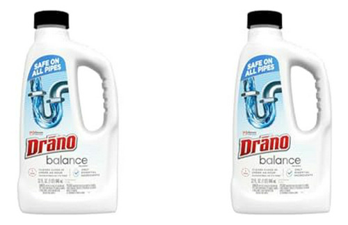 Limpiador De Desagües Drano Balance, Fórmula No Corrosiva, S