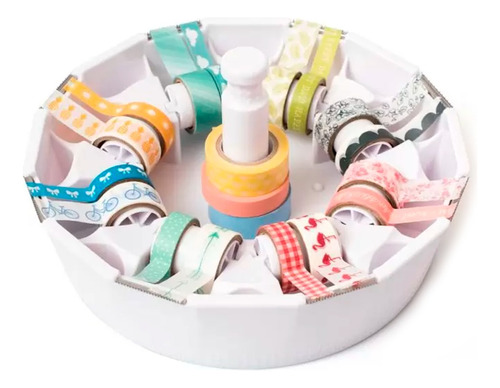 We R - Organizador Para Washi Tape Com 16 Washi Tapes