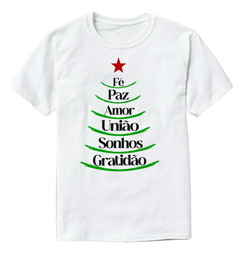 Camiseta Personalizada Novo Feliz Natal Família Amigos  Fé