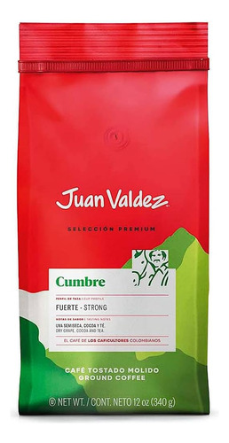 Café Molido Juan Valdez Balanceado Cumbre 250g