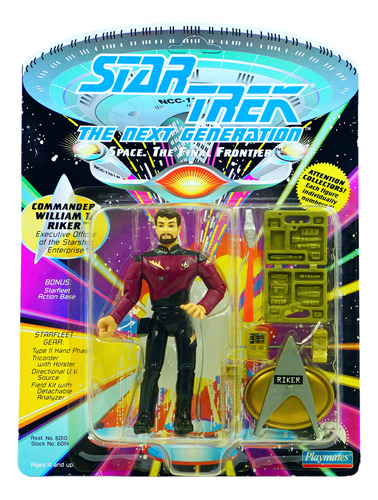 Star Trek The Next Generation Commander Willian Riker 1992