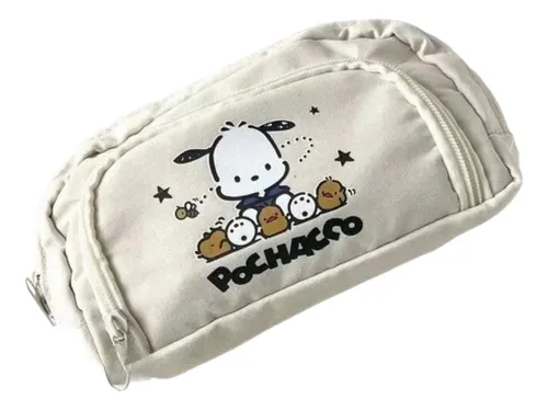 Cartuchera Pochacco Crema Lisa
