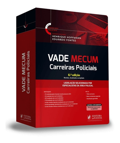 Vade Mecum Carreiras Policiais (6ª Ed. 2022) Juspodivm