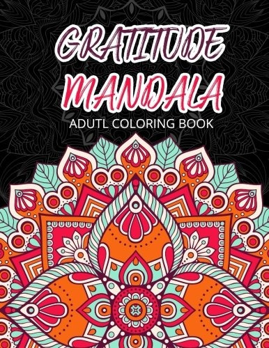 Agradecimiento Mandala Adulto Libro Para Colorear Mandalas A