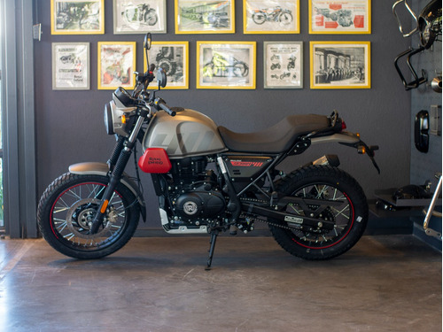 Imagen 1 de 25 de Royal Enfield Scram 411 Graphite Red Entrega Inmediata