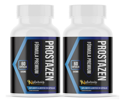 Kit 5 Prostazen Original 60 Cáps - Loja Oficial - Envio Hoje