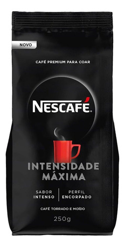 Café Torrado e Moído Intenso Nescafé Intensidade Máxima Premium Pacote 250g