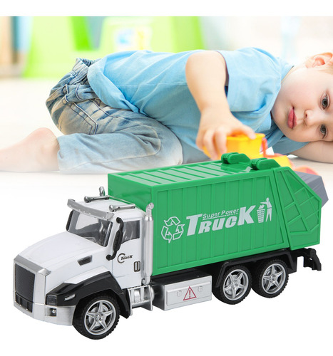 1:42 Escala De Basura Camión De Basura De Coche Papelera De