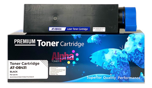 Toner Compatible Con Ob431 / B411d / 411dn / B431d / 431