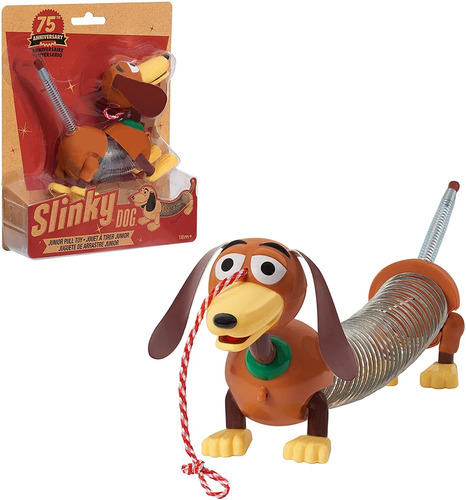 Retro Slinky Dog Jr, El Juguete Original Para Caminar Y Prim