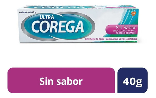 Crema Adhesiva P/prótesis Dental Sin Sabor 40g Ultra Corega