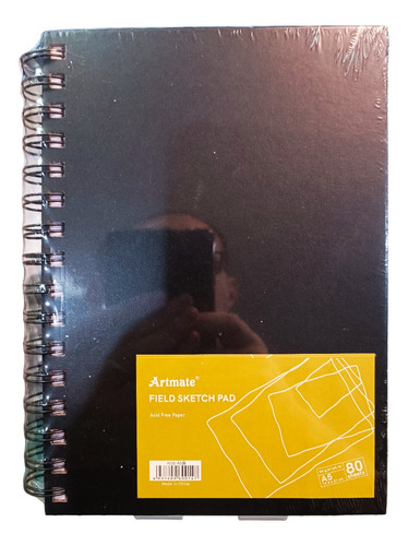 Cuaderno Artmate Sketch Pad A5 Espiralado 14,8 X 21 Cm 96gr Color Blanco