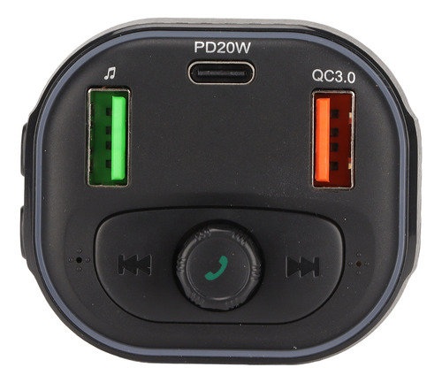 Cargador De Coche Multifunción De Estilo De Fibra De Carbono