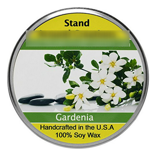 Vela De Sopera Premium 100% Soja - 8 Oz. - Gardenia: Este E