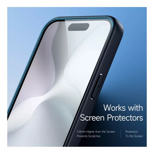 Funda Resistente A Los Arañazos Para iPhone 14 15 16e, Negra