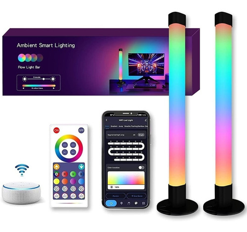 Barra Led Rgbic Wifi Tuya Ambient Smart Lighting Alexa Googl