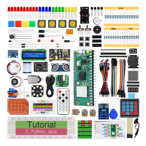 Kit Completo Raspberry Pi Pico W Tutorial 687p 224 Artículos