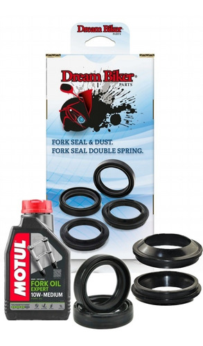 Retenes Honda Shadow 750 Ca 2008 2009 + Motul Db117