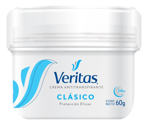 Antitranspirante Veritas En Crema Original X 60g