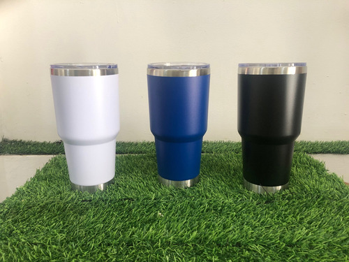 Vasos De Acero Inoxidable 30onz ( 3 Unidades )