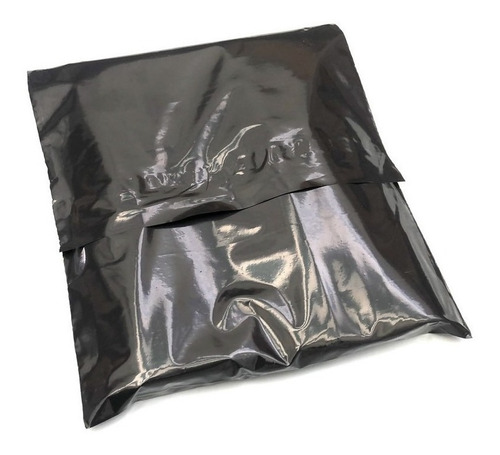 Imagen 3 de 4 de 100 Sobres Bolsas Ecommerce Negro Nº 3 - 42x54 Con Adhesivo