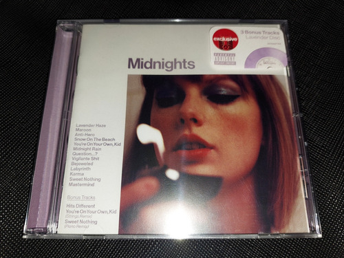 Taylor Swift Midnights Lavander Exclusive Cd Original Pop