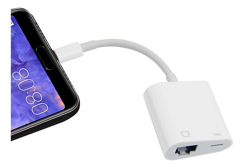 Adaptador Ethernet C Otg Usb C A Rj45 Ethernet Lan Cableado