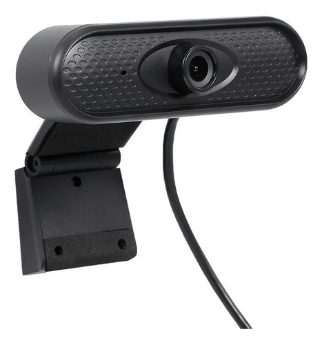 Webcam Pc Câmera Com Microfone 1080p Hd Note Mac Desktop Cor Preto