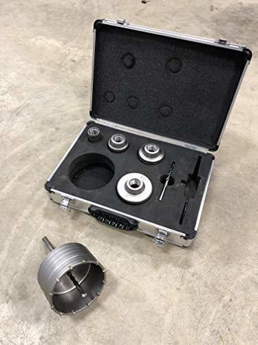 Pc. Hole Saw Kit With Hard Aluminum Case Concrete Set
