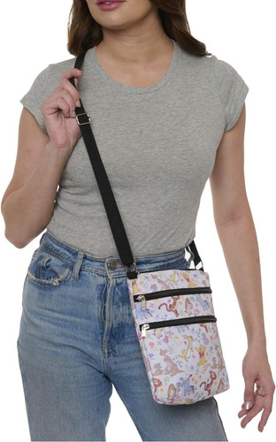 Bolso Bandolera Disney Winnie The Pooh Pasaporte De Viaje Y