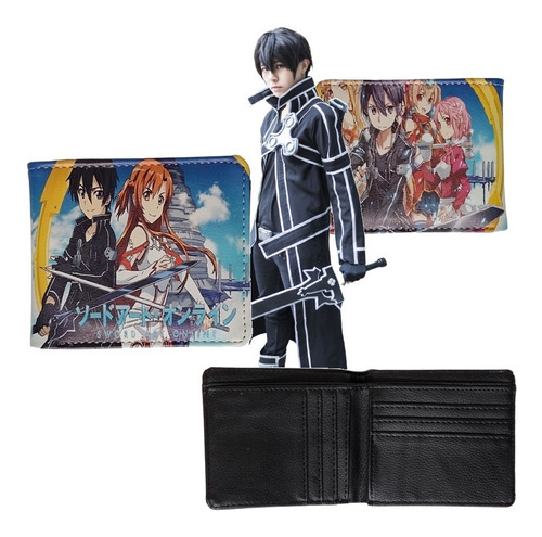 Cartera Billetera Anime Sword Art Online Kirito Asuna Sao