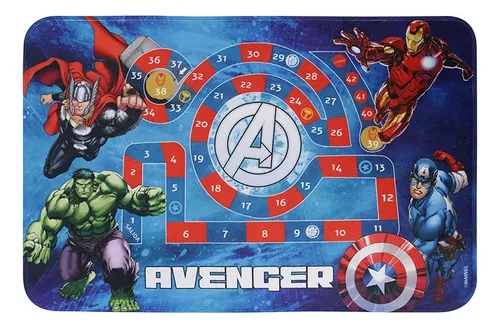 Alfombra Con Memoria Avengers 77 X 117 Cm Ancho 77 Cm