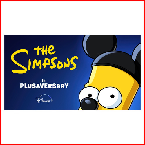 Poster The Simpsons Plus Aniversary Disney+ #4 - 90x50cm