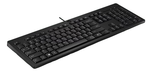 Teclado Hp 125 Con Cable Interfaz Usb Plug And Play Español