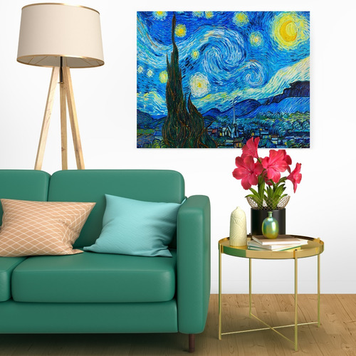La Noche Estrellada De Vincent Van Gogh Canvas 60x40 Cm 